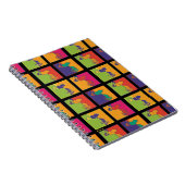 Erdnüsse | Moderner Pop Art Snoopy Notizblock (Rechte Seite)