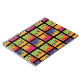 Erdnüsse | Moderner Pop Art Snoopy Notizblock (Linke Seite)