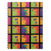 Erdnüsse | Moderner Pop Art Snoopy Notizblock (Vorderseite)