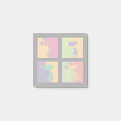 Erdnüsse | Moderner Pop Art Snoopy Post-it Klebezettel (Vorderseite)