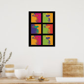 Erdnüsse | Moderner Pop Art Snoopy Poster (Küche)