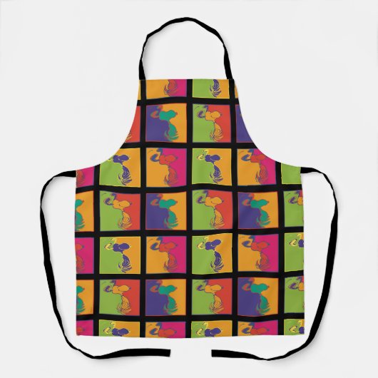 Erdnüsse | Moderner Pop Art Snoopy Schürze (Vorderseite)