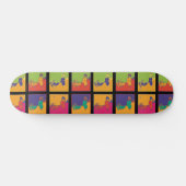 Erdnüsse | Moderner Pop Art Snoopy Skateboard (Horizontal)