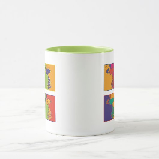 Erdnüsse | Moderner Pop Art Snoopy Tasse (Zentrum)