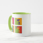 Erdnüsse | Moderner Pop Art Snoopy Tasse (Vorderseite Links)