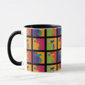 Erdnüsse | Moderner Pop Art Snoopy Tasse (Links)