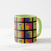 Erdnüsse | Moderner Pop Art Snoopy Tasse (VorderseiteRechts)