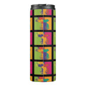 Erdnüsse | Moderner Pop Art Snoopy Thermosbecher (Rückseite)