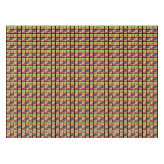 Erdnüsse | Moderner Pop Art Snoopy Tischdecke (Vorderseite (Horizontal))