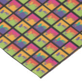 Erdnüsse | Moderner Pop Art Snoopy Tischdecke (Schrägansicht)