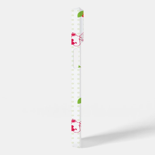 Erdnüsse | Muster für Snoopy und Holzfaser Case-Mate iPhone Hülle (Rückseite / Rechts)