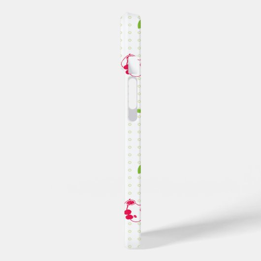 Erdnüsse | Muster für Snoopy und Holzfaser Case-Mate iPhone Hülle (Rückseite / Links)