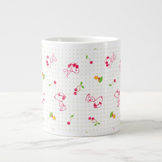 Erdnüsse | Muster für Snoopy und Holzfaser Jumbo-Tasse (Vorderseite)