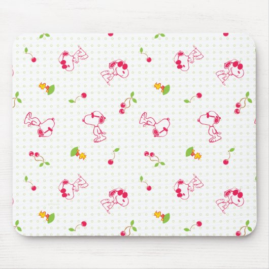 Erdnüsse | Muster für Snoopy und Holzfaser Mousepad (Vorne)