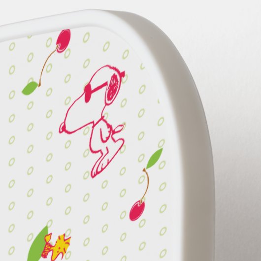 Erdnüsse | Muster für Snoopy und Holzfaser Pickleball Schläger (Linke Seite)