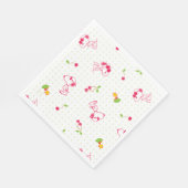 Erdnüsse | Muster für Snoopy und Holzfaser Serviette (Ecke)