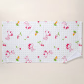 Erdnüsse | Muster für Snoopy und Holzfaser Strandtuch (Vorderseite)