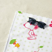 Erdnüsse | Muster für Snoopy und Holzfaser Strandtuch (Beispiel)