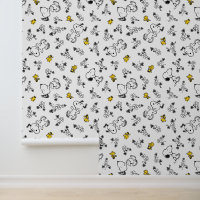 Erdnüsse | Muster für Snoopy & Woodstock B&W-Blume