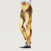 Erdnüsse Muster Leggings modern trendig (Links)