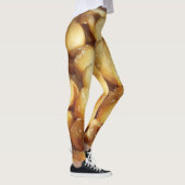 Erdnüsse Muster Leggings modern trendig (Rechts)
