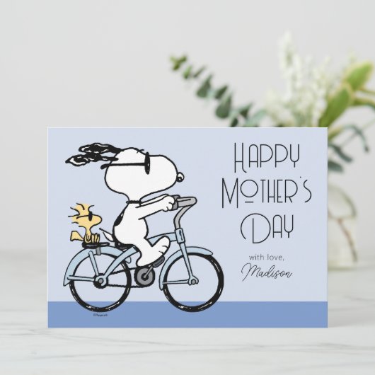 Erdnüsse | Muttertag glücklich Feiertagskarte (Stehend Vorderseite)