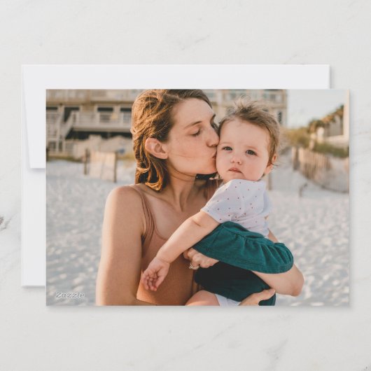 Erdnüsse | Muttertag glücklich Feiertagskarte (Rückseite)