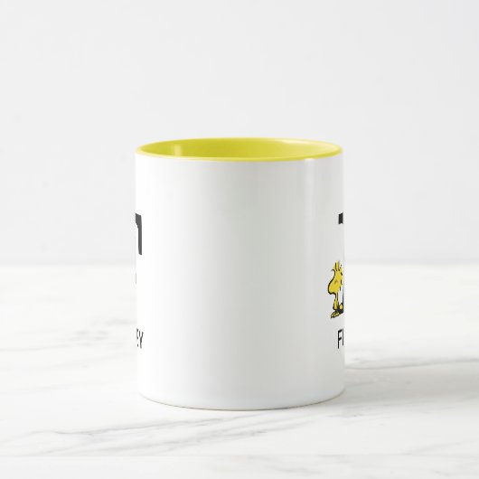 Erdnüsse | Name des Holzbestands und Monogramm F Tasse (Zentrum)