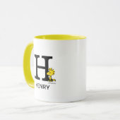 Erdnüsse | Name des Holzbestands und Monogramm H Tasse (Vorderseite Links)