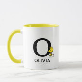 Erdnüsse | Name des Holzbestands und Monogramm O Tasse (Links)