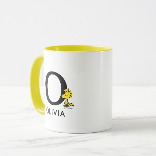 Erdnüsse | Name des Holzbestands und Monogramm O Tasse (Vorderseite Links)