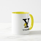 Erdnüsse | Name des Holzbestands und Monogramm Y Tasse (VorderseiteRechts)