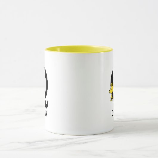 Erdnüsse | Name und Monogramm Q Tasse (Zentrum)