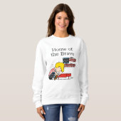 Erdnüsse | Patriotic Schroeder & Sein Piano Sweatshirt (Vorne ganz)