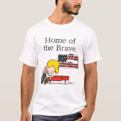 Erdnüsse | Patriotic Schroeder & Sein Piano T-Shirt (Vorderseite)