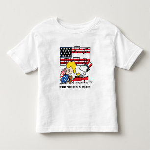 Erdnüsse Patriotic Schroeder, Woodstock & Snoopy Kleinkind T-shirt