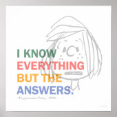 Erdnüsse | Peppermint Patty 1999 Gray Poster (Vorne)