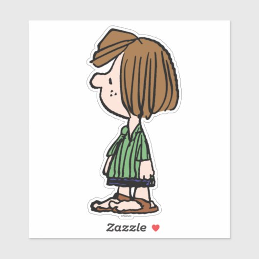 Erdnüsse | Peppermint Patty Aufkleber (Blatt)