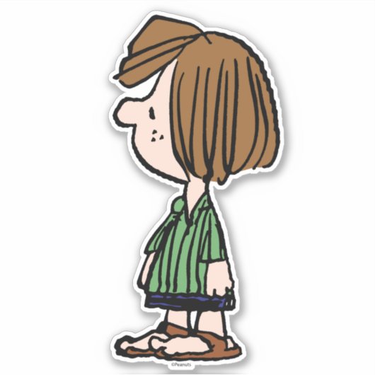 Erdnüsse | Peppermint Patty Aufkleber (Vorderseite)