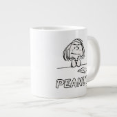 Erdnüsse | Peppermint Patty Gedanken Jumbo-Tasse (Vorderseite Rechts)