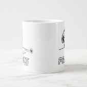 Erdnüsse | Peppermint Patty Gedanken Jumbo-Tasse (Vorderseite)