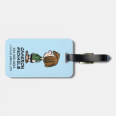 Erdnüsse | Peppermint Patty Gepäckanhänger (Rückseite horizontal)