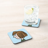 Erdnüsse | Peppermint Patty Getränkeuntersetzer (Rechte Seite)