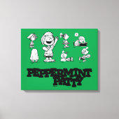 Erdnüsse | Peppermint Patty Leinwanddruck (Vorderseite)