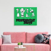 Erdnüsse | Peppermint Patty Leinwanddruck (Insitu (Wohnzimmer))