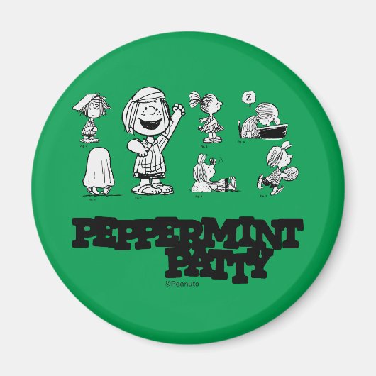 Erdnüsse | Peppermint Patty Magnet (Vorne)