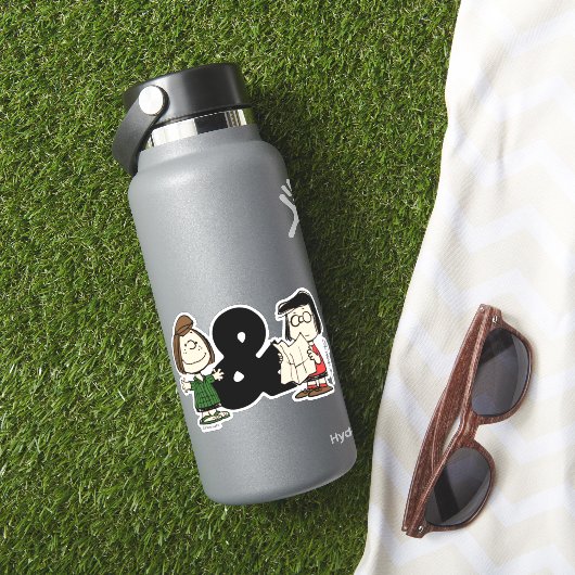 Erdnüsse | Peppermint Patty & Marcie Aufkleber (HydroFlask Insitu)