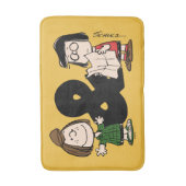 Erdnüsse | Peppermint Patty & Marcie Badematte (Vorderseite Vertikal)