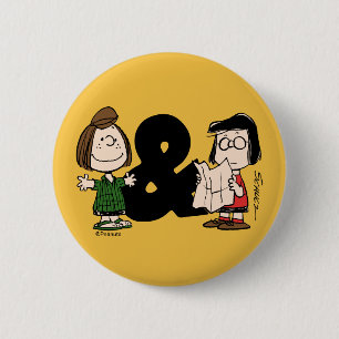 Erdnüsse   Peppermint Patty & Marcie Button