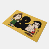 Erdnüsse | Peppermint Patty & Marcie Fußmatte (Schrägansicht)